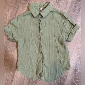 Banjara Green Blouse - Women - Size S